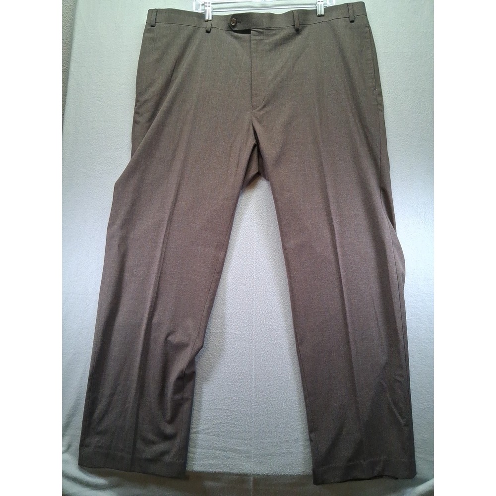 Ralph Lauren Men's Dress Pants Flat Front Brown Size‎ 42W X 32L